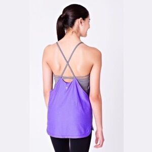 F.Ivivva  Future Pulse Purple/Grey Tank 12